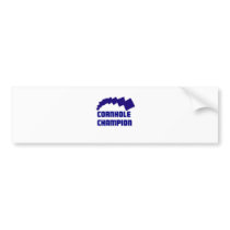 Cornhole Champion Bumper Stickers