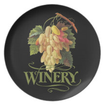 Cornichons blancs Grapes Plates