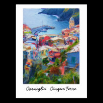 Corniglia Cinque Terre Italy postcards