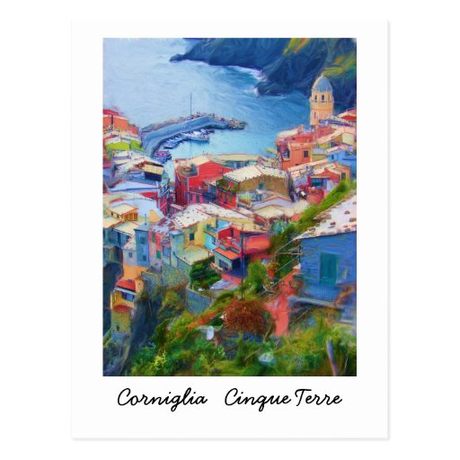 Corniglia Cinque Terre Italy Post Cards