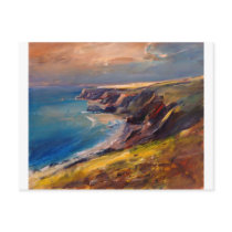 Cornish Coast near Newquay Postcard
