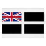 Cornish Ensign, United Kingdom Greeting Card