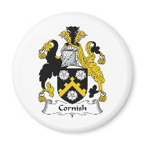 Cornish Family Crest Refrigerator Magnets
