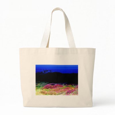 Cornish Heathers Landscape (2) Bag by davem1966