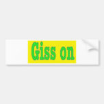 CORNISH SLANG BUMPER STICKERS