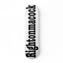 CORNISH SLANG CUSTOM SKATE BOARD