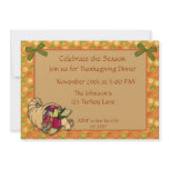 Cornucopia Thanksgiving Invitation