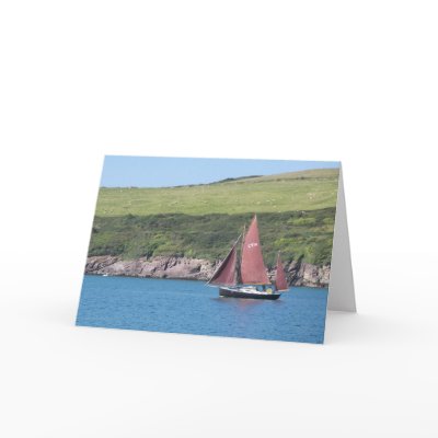 CORNWALL BOAT CARD by MABART