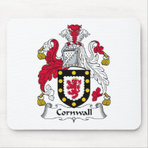 Cornwall Family Crest Mouse Mat