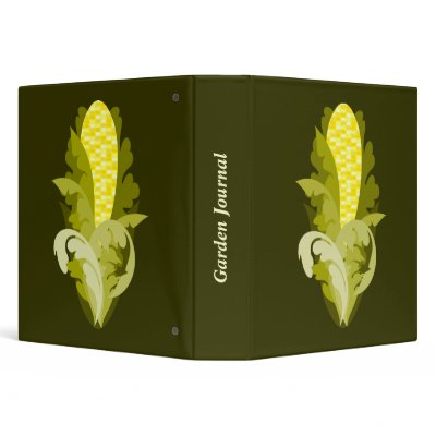 Corny Garden Journal Binder by 13BlackCatsDesigns