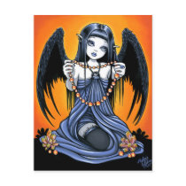 "Corona" Gothic Crystal Angel Art Postcard
