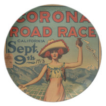 Corona Road Race - 1913 Dinner Plate