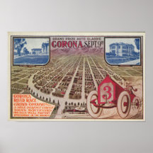 Corona Road Race Advertisement Print