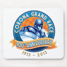Corona Road Races 100th Anniversary Mouse Pad