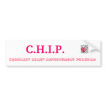 CORONARY HEART IMPROVEMENT... bumper stickers