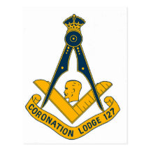 Coronation Lodge 127 Post Card