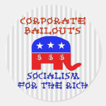 Corporate Bailouts Sticker