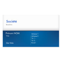 Corporate Blue Business Card Modèle De Carte De Visite