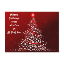 Corporate Christmas Greeting PostCards
