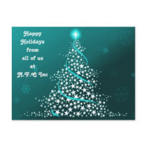 Corporate Christmas Greeting PostCards