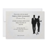 Corporate Christmas Party Black Tie invitations