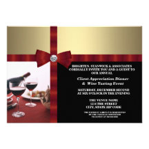 Corporate Event Client Appreciation Personalized Invites