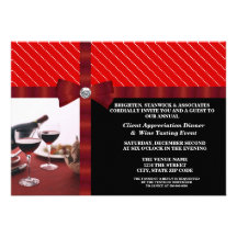 Corporate Event Client Appreciation Custom Announcements