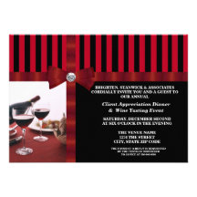 Corporate Event Client Appreciation Invitations