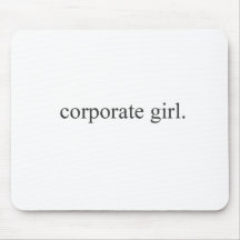 Corporate Girl Mouse Pad