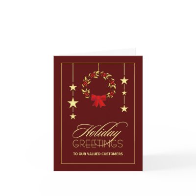 Corporate Holiday Greeting Cards - for customers by SquirrelHugger