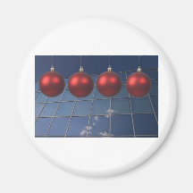 corporate holiday greetings fridge magnets