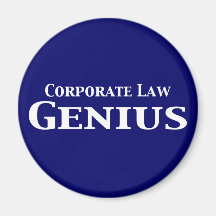 Corporate Law Genius Gifts Magnets