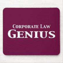 Corporate Law Genius Gifts Mouse Pads