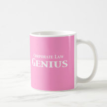 Corporate Law Genius Gifts Mugs