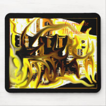 "Corporate Meltdown" Mousepad
