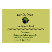 Corporate Planet Business Card