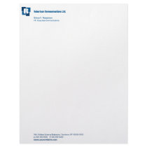 Corporate Squares Letterhead