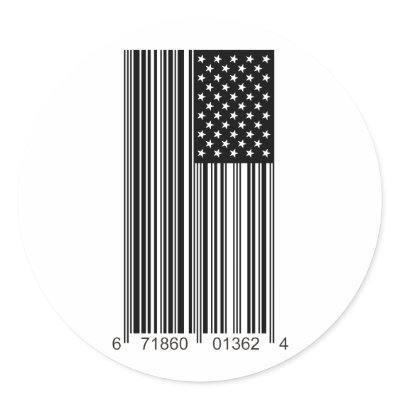 Corporate USA Round Sticker by 2plus2equals5