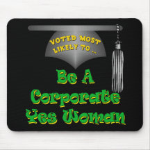 Corporate Yes Woman Mousepad