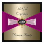 Corporation Annual Dinner Party Invitation