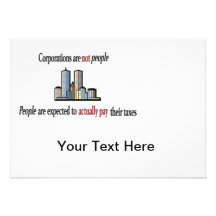 Corporations are not people Invitation