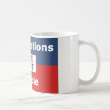 Corporations are not people mug
