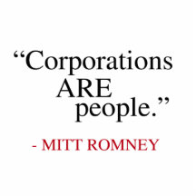 Corporations are People Photo Cut Out