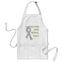 Corporations are people, too! apron
