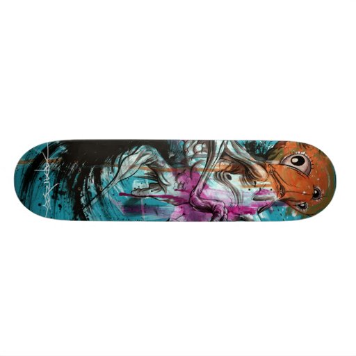 Corps d'Alex Pardee "Stoomach " Plateaux De Skate