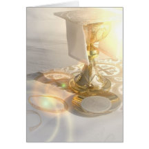 Corps de carte de voeux du Christ