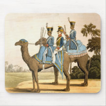 Corps de Rocket et corps de dromadaire, armée 1817 Tapis De Souris