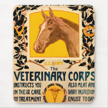 Corps vétérinaires tapis de souris