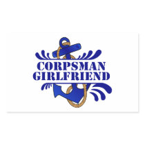 Corpsman Girlfriend, Anchors Away! Sticker