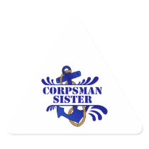 Corpsman Sister, Anchors Away! Sticker